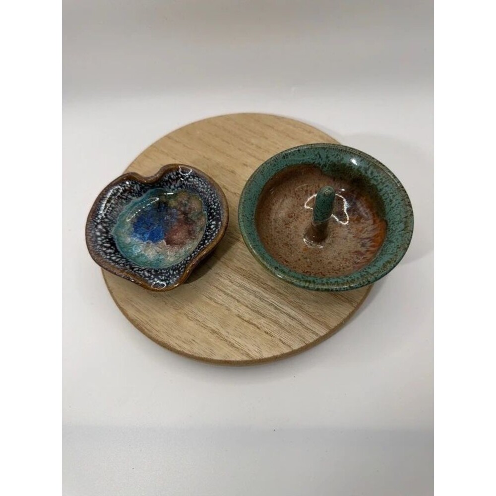 Pottery Ring and Trinket Dishes